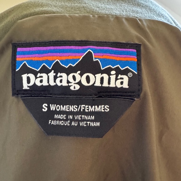 Patagonia Women's Lightweight Radalie Bomber Jacket in kale green Size Small - Picture 3 of 3